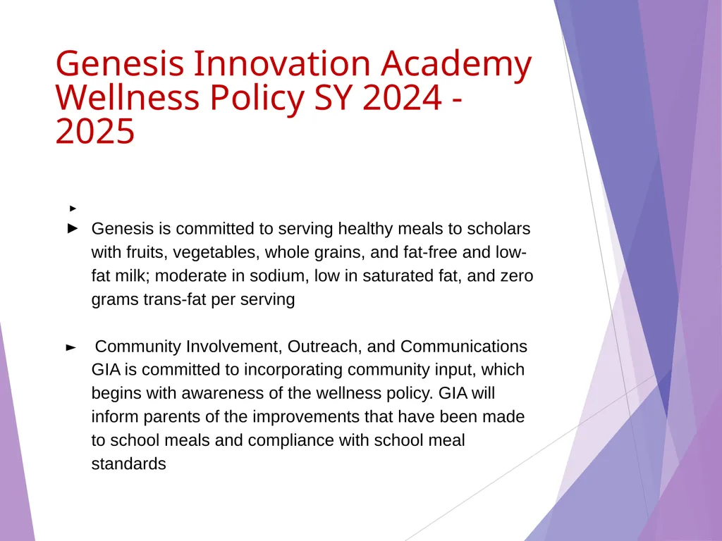 Genesis Innovation Academy Annual Title I Parent - slide 13 of 17