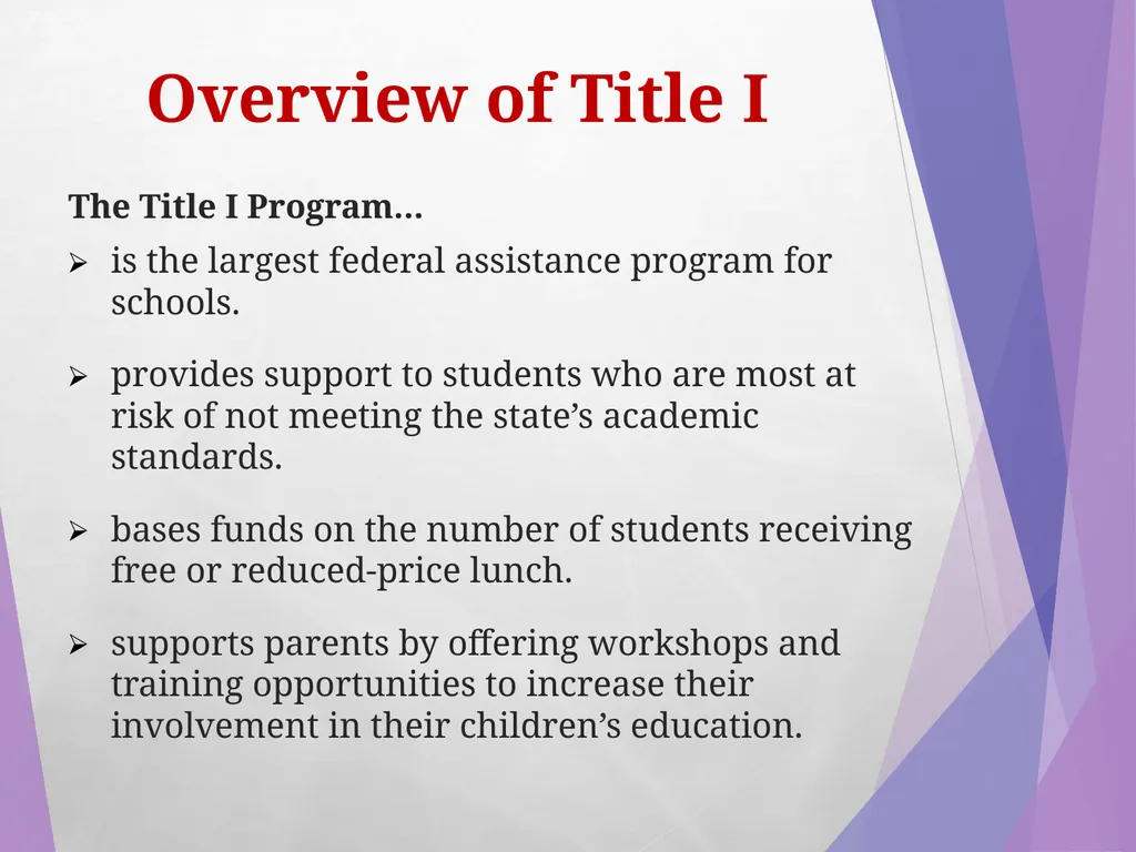 Genesis Innovation Academy Annual Title I Parent - slide 2 of 17