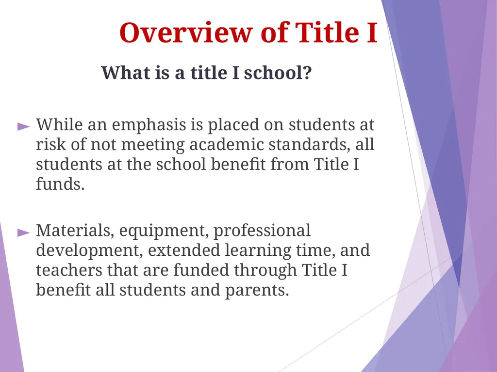 Genesis Innovation Academy Annual Title I Parent - slide 4 of 17