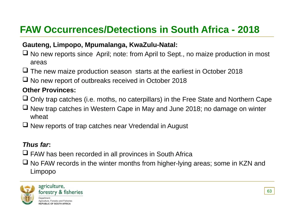 PRESENTATION TO THE PORTFOLIO COMMITTEE OF - slide 63 of 82
