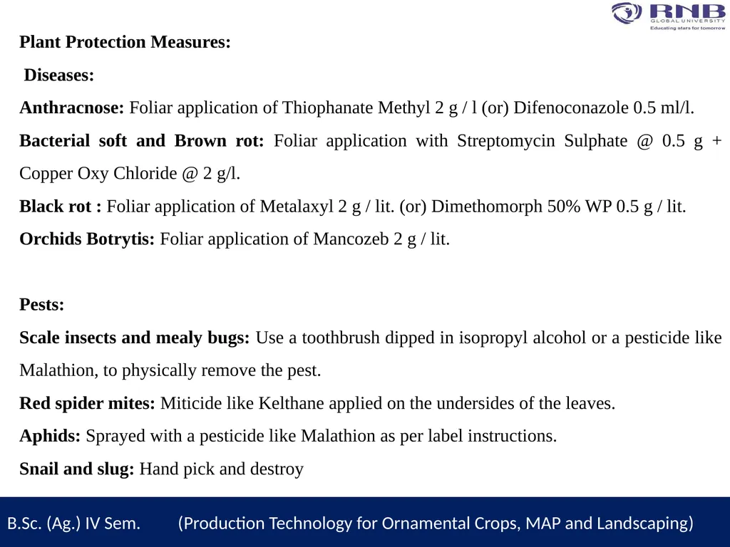Course Name- Production Technology for Ornamental - slide 8 of 9