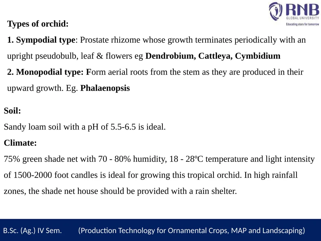 Course Name- Production Technology for Ornamental - slide 5 of 9