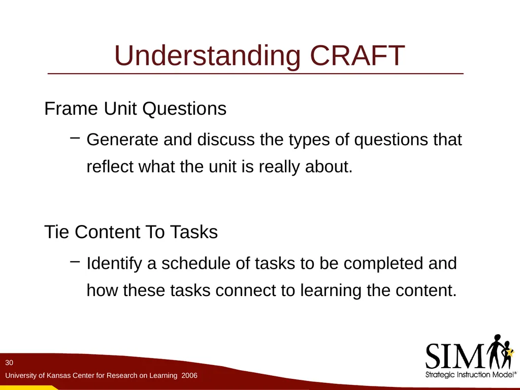 The Unit Organizer Routine The Content Enhancement - slide 30 of 56
