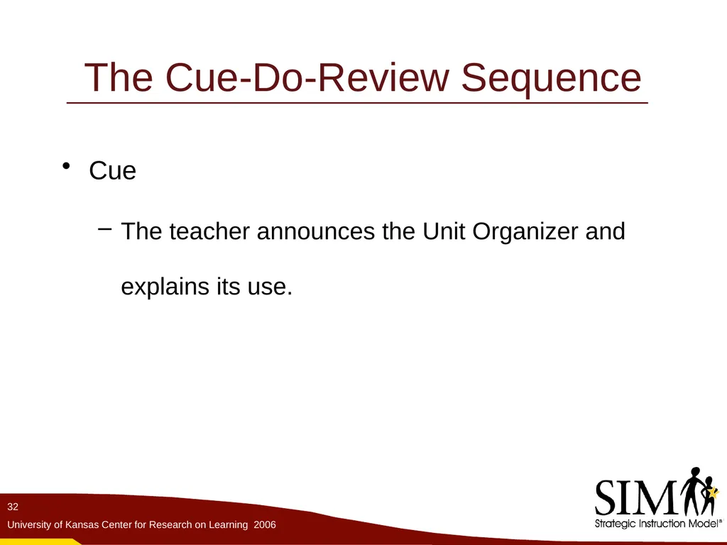 The Unit Organizer Routine The Content Enhancement - slide 32 of 56