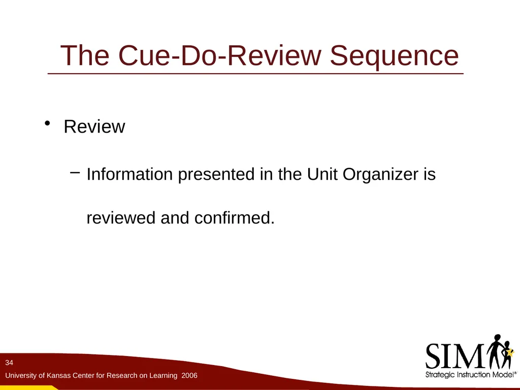 The Unit Organizer Routine The Content Enhancement - slide 34 of 56