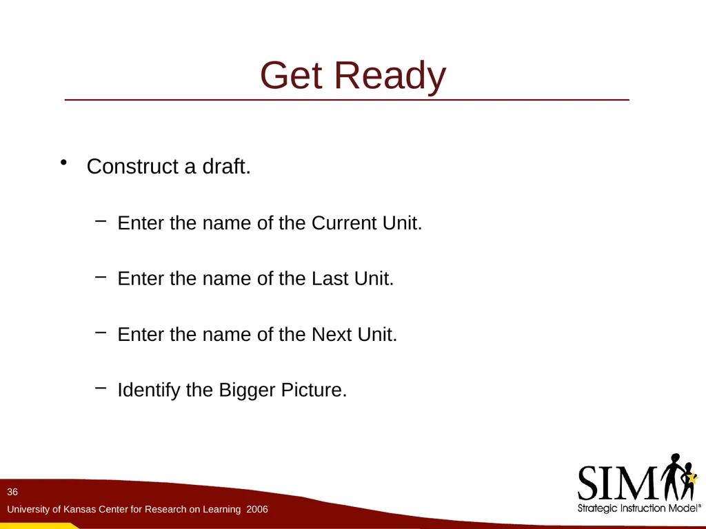 The Unit Organizer Routine The Content Enhancement - slide 36 of 56