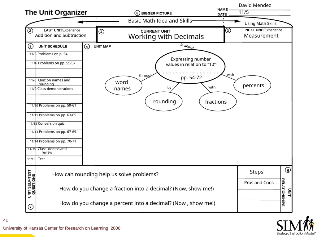 The Unit Organizer Routine The Content Enhancement - slide 41 of 56