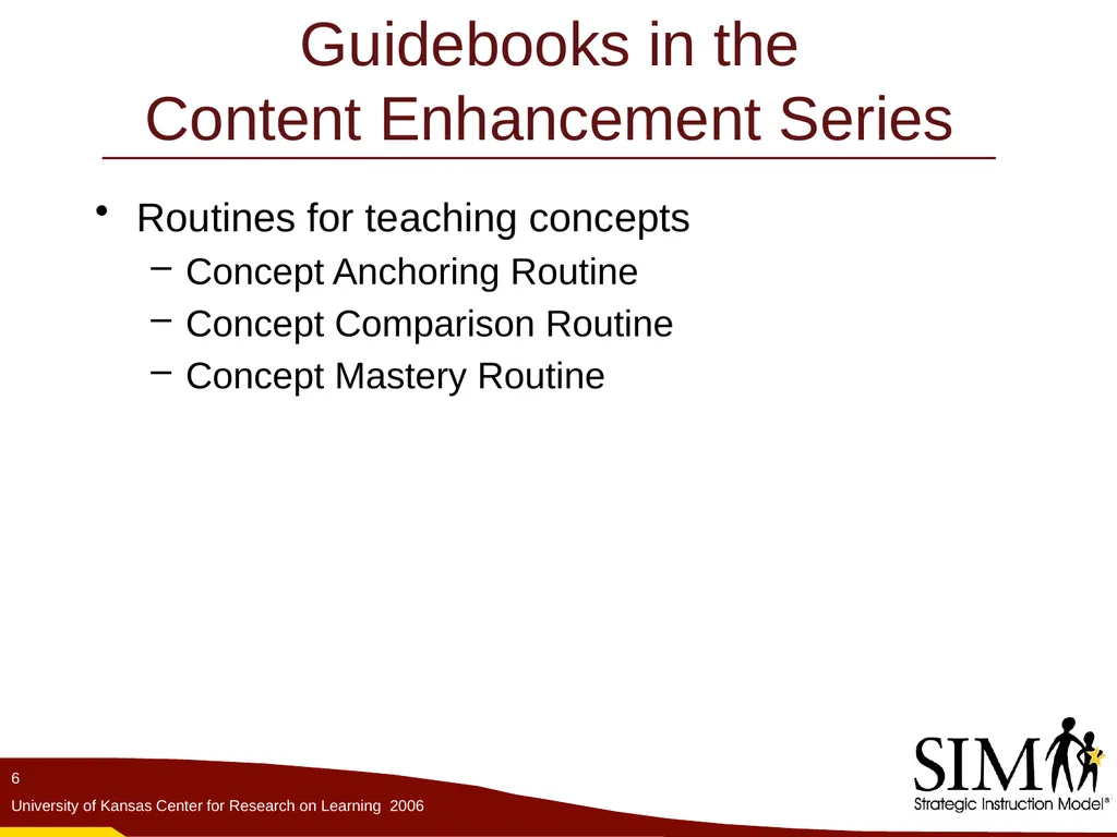 The Unit Organizer Routine The Content Enhancement - slide 6 of 56