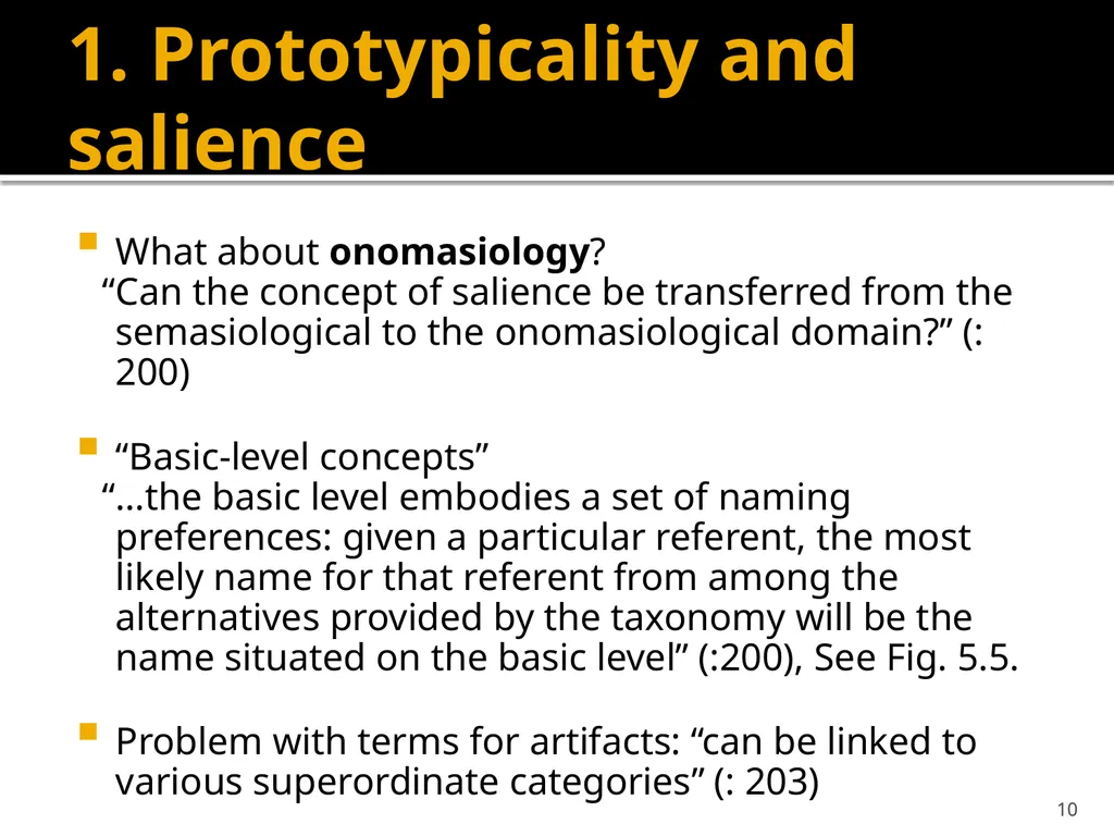 Semantics and Lexicology SVEM21 6. Cognitive - slide 10 of 32