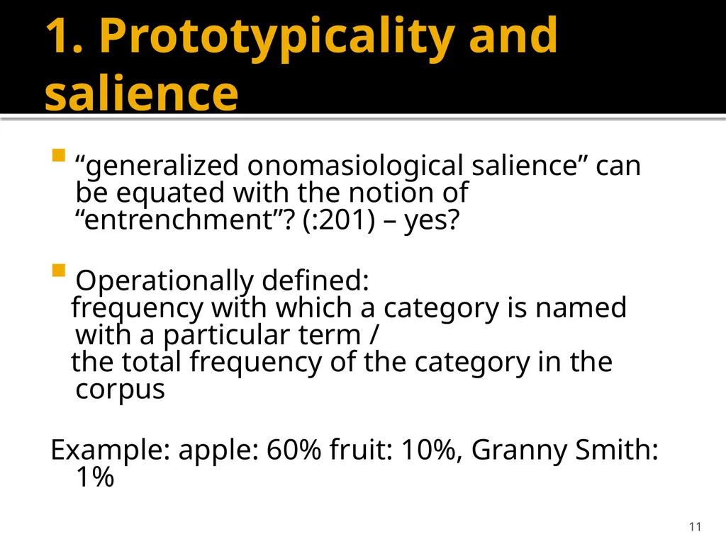 Semantics and Lexicology SVEM21 6. Cognitive - slide 11 of 32