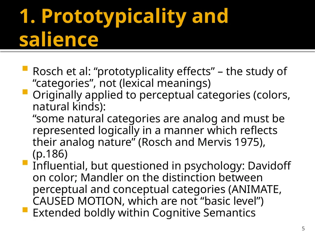 Semantics and Lexicology SVEM21 6. Cognitive - slide 5 of 32