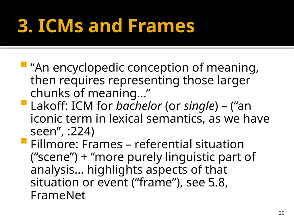 Semantics and Lexicology SVEM21 6. Cognitive - slide 20 of 32