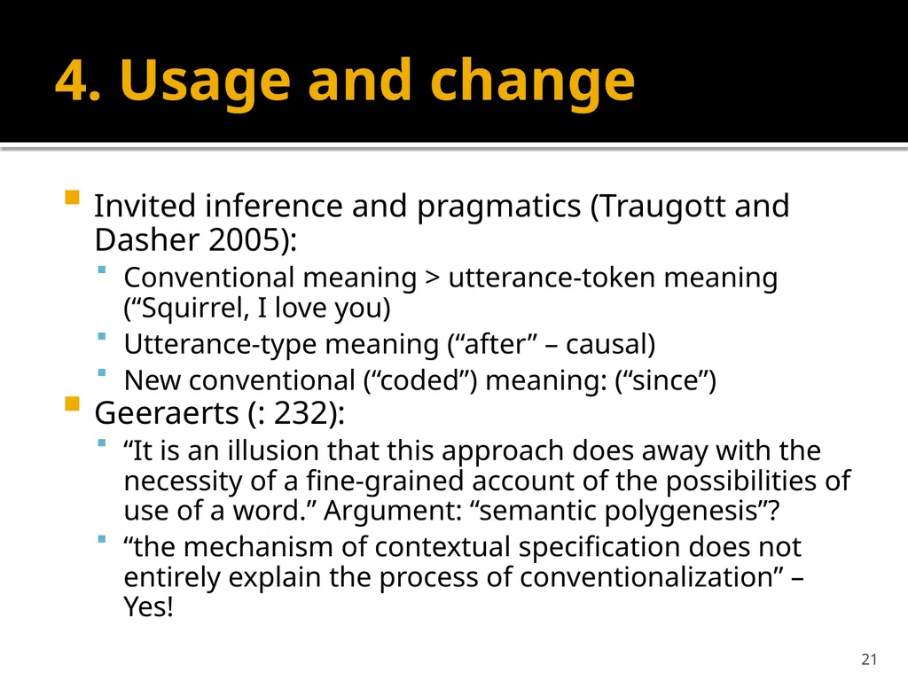 Semantics and Lexicology SVEM21 6. Cognitive - slide 21 of 32