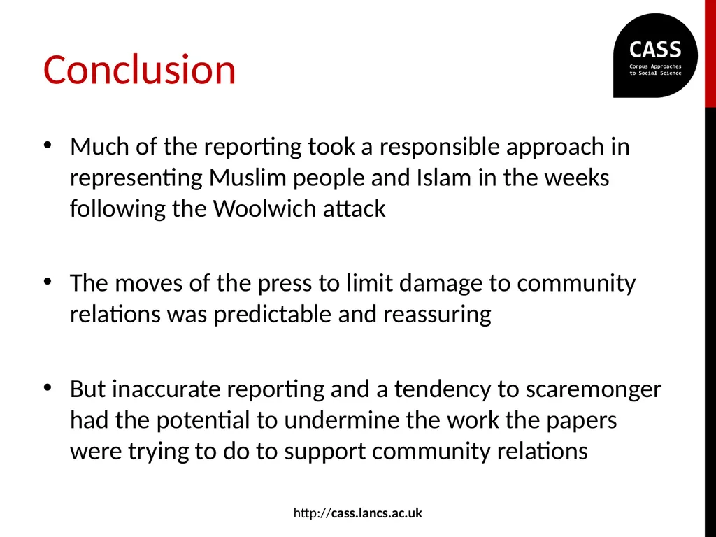 Representations of Muslim people and Islam in the - slide 24 of 25