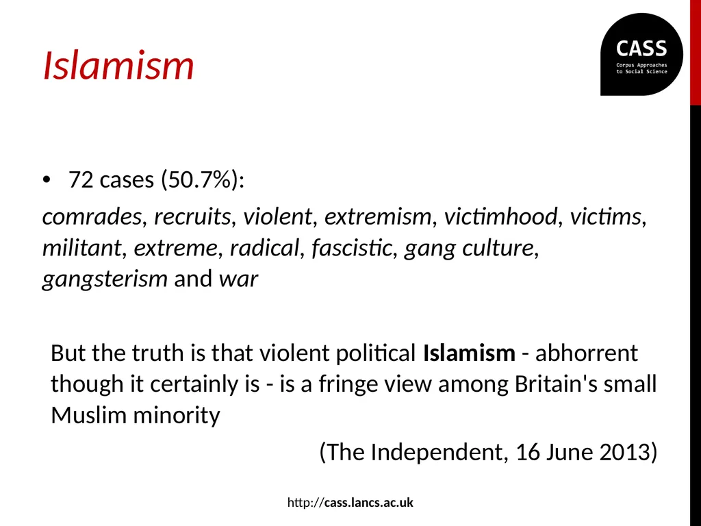 Representations of Muslim people and Islam in the - slide 11 of 25