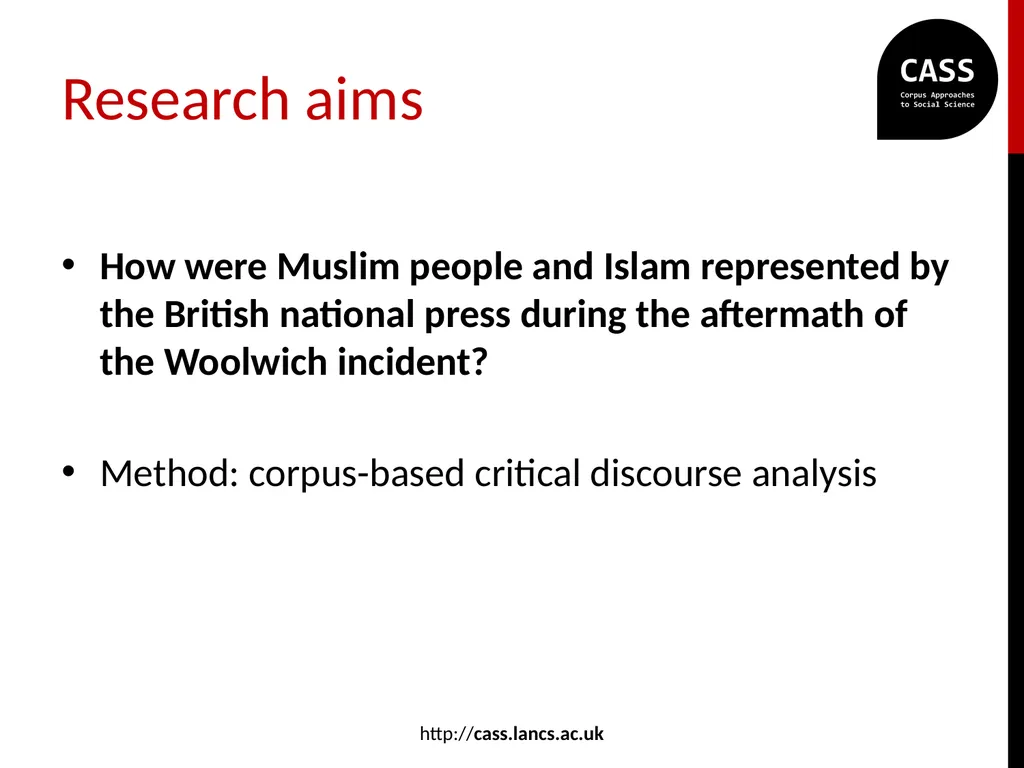 Representations of Muslim people and Islam in the - slide 3 of 25