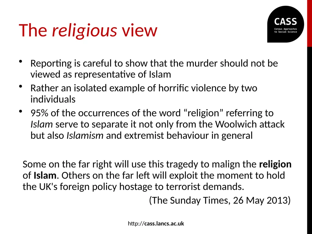 Representations of Muslim people and Islam in the - slide 18 of 25