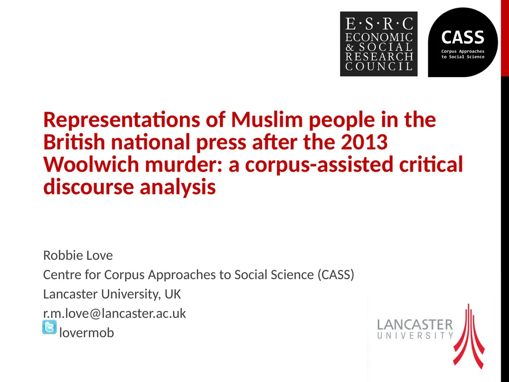 Representations of Muslim people in the British - slide 1 of 26