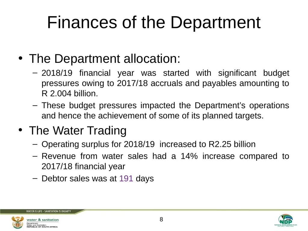 PRESENTATION TITLE Presented by: Name Surname - slide 8 of 105