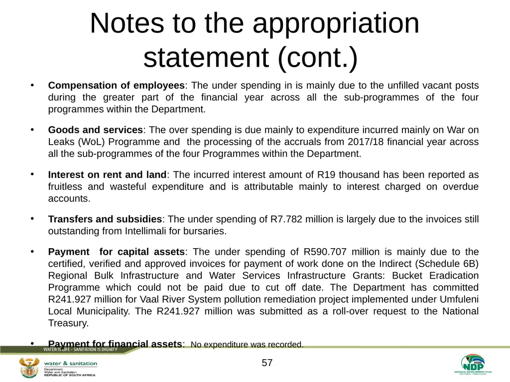 PRESENTATION TITLE Presented by: Name Surname - slide 57 of 105