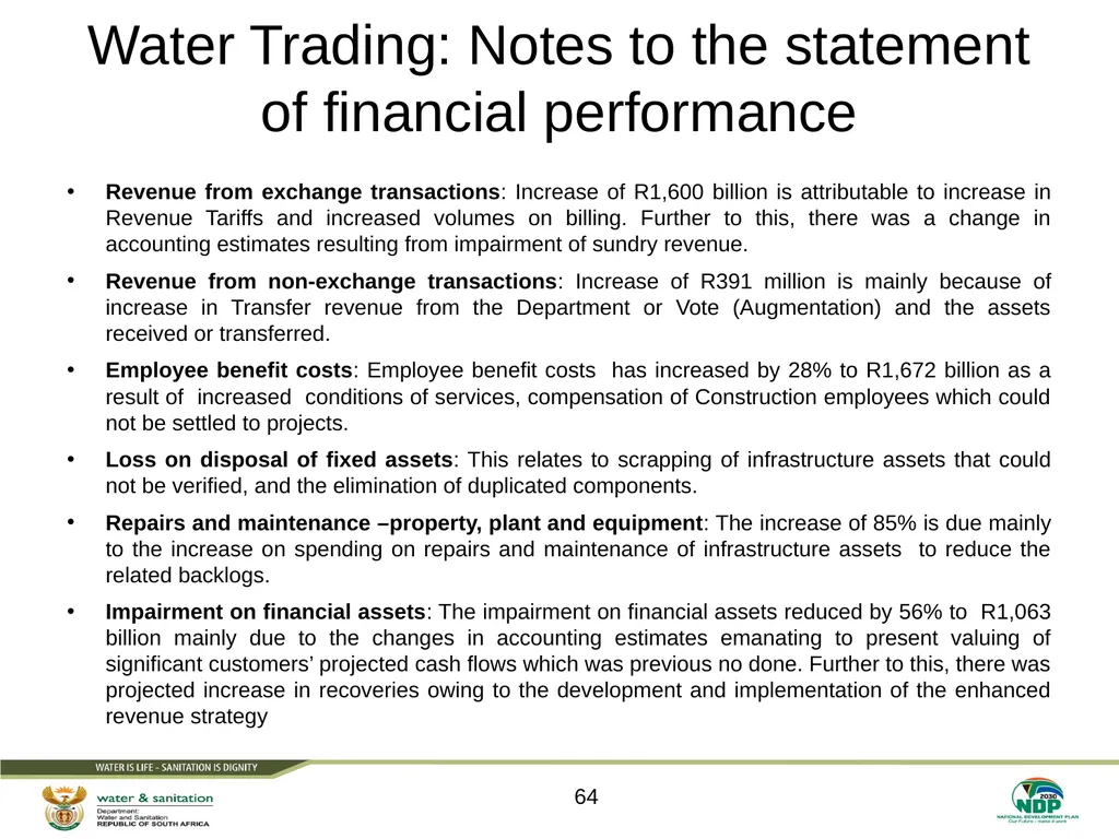 PRESENTATION TITLE Presented by: Name Surname - slide 64 of 105