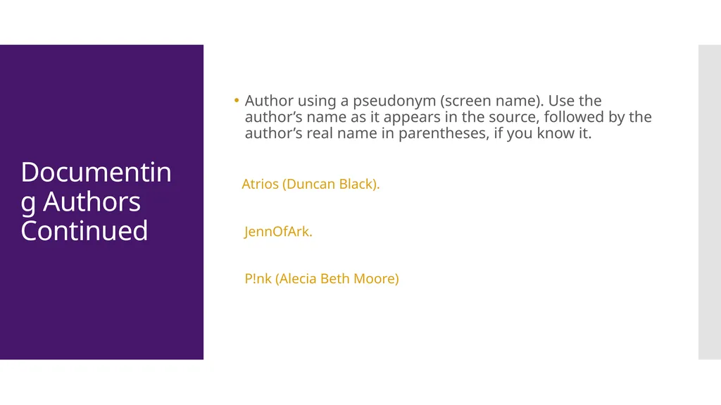 MLA Style 8th Edition The Basics The University of - slide 20 of 49