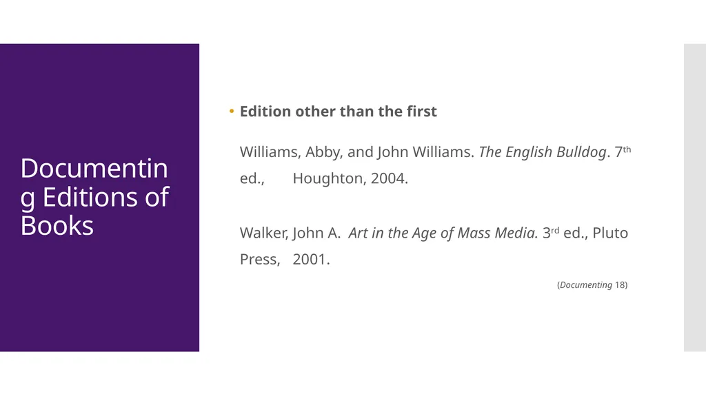 MLA Style 8th Edition The Basics The University of - slide 28 of 49
