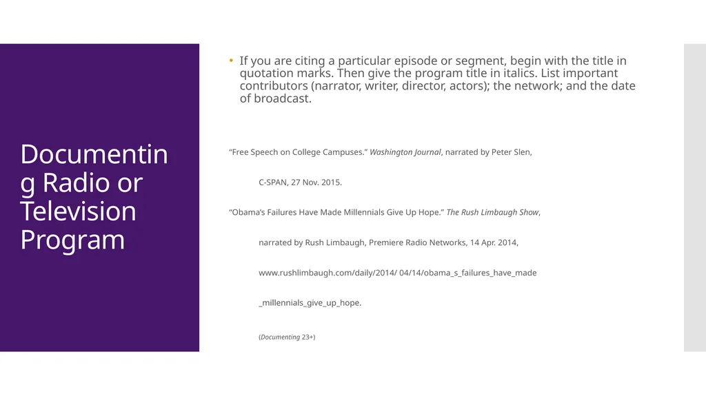 MLA Style 8th Edition The Basics The University of - slide 37 of 49