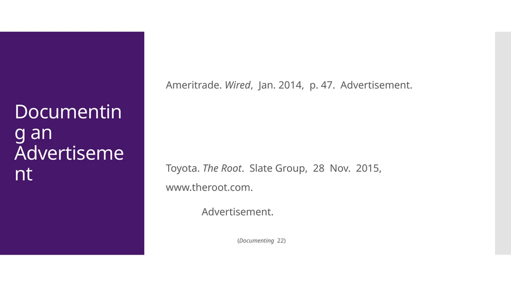 MLA Style 8th Edition The Basics The University of - slide 40 of 49