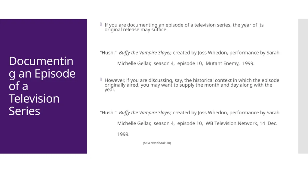 MLA Style 8th Edition The Basics The University of - slide 38 of 49