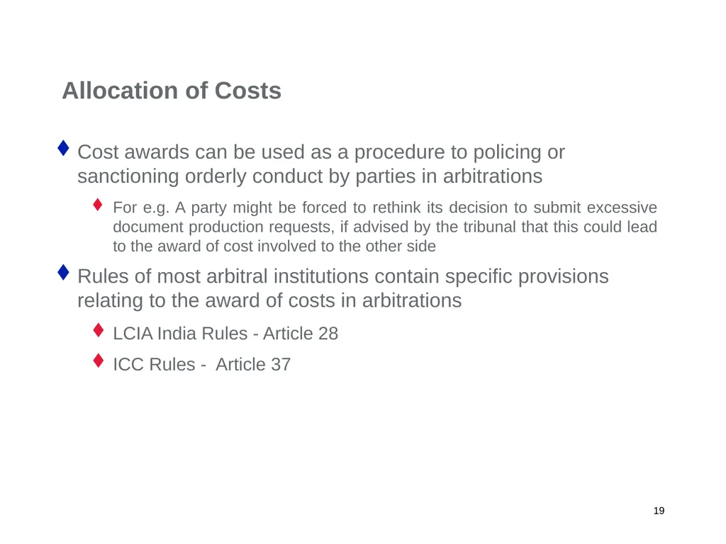 A Regional Commercial Arbitration Council: Is it - slide 19 of 43