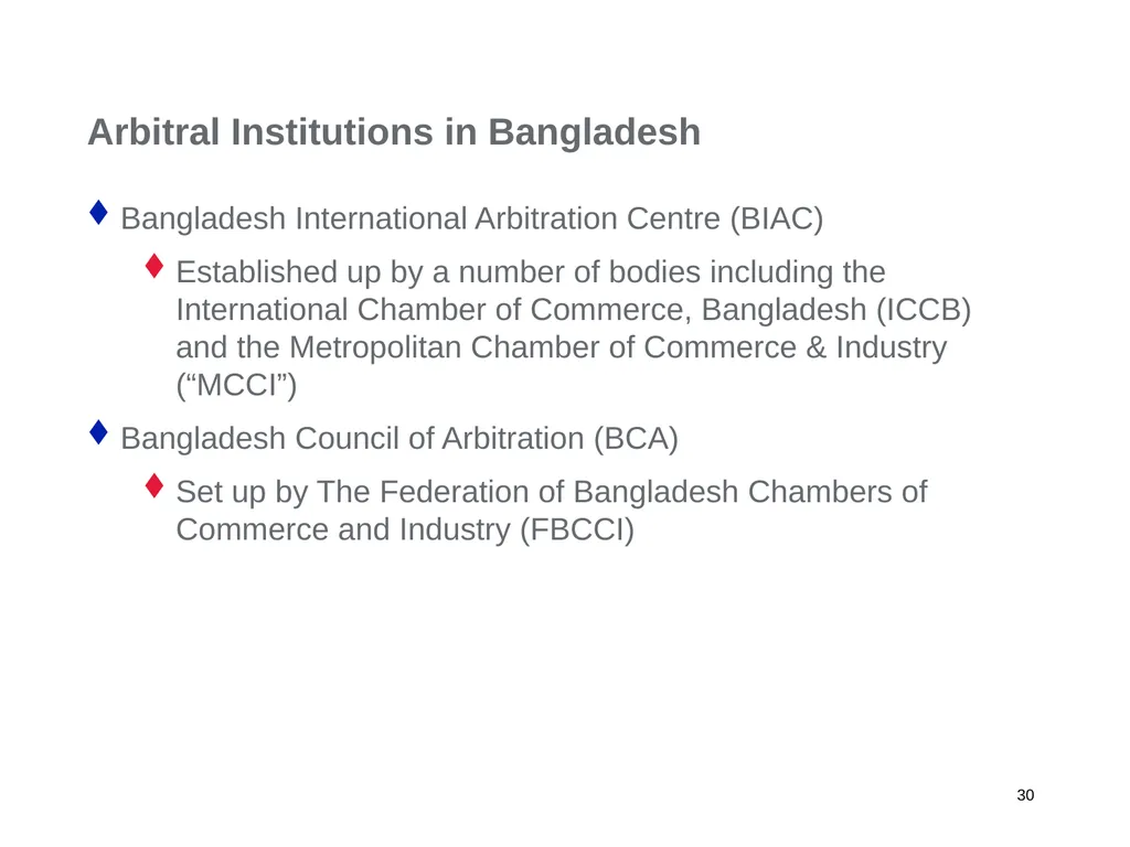 A Regional Commercial Arbitration Council: Is it - slide 30 of 43
