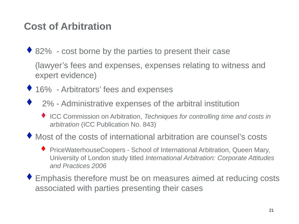 A Regional Commercial Arbitration Council: Is it - slide 21 of 43