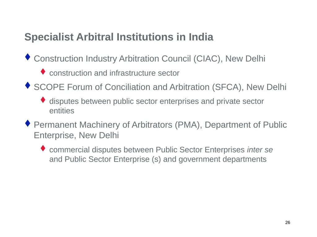 A Regional Commercial Arbitration Council: Is it - slide 26 of 43
