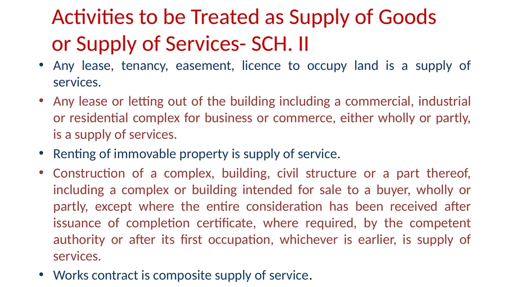 JDA – GST Issues and Implications on Developers - slide 4 of 81
