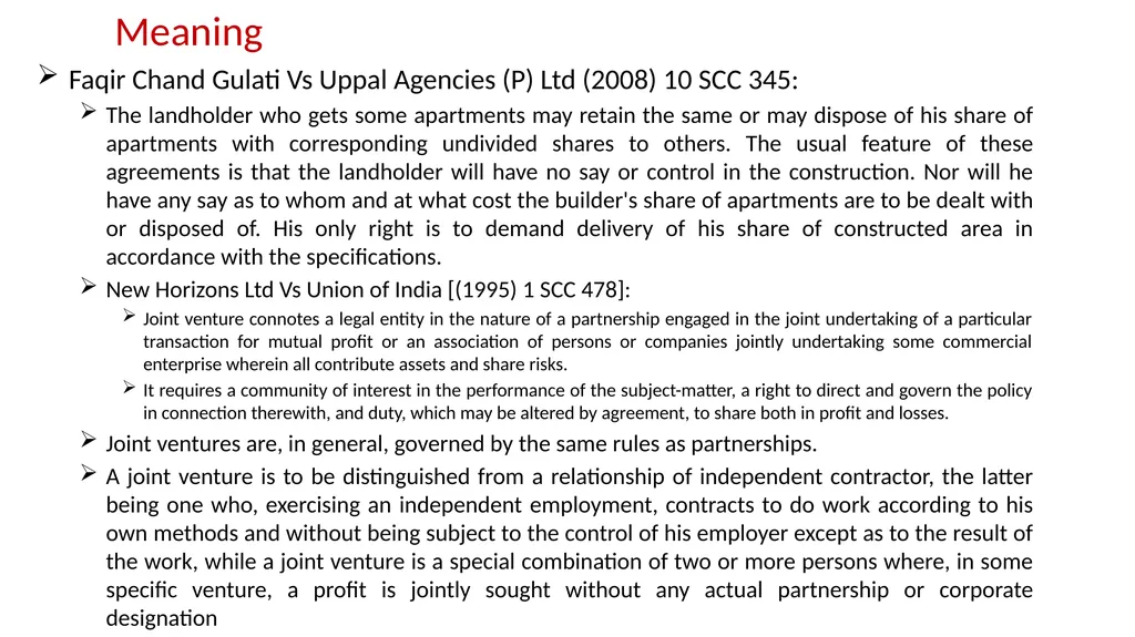 JDA – GST Issues and Implications on Developers - slide 10 of 81