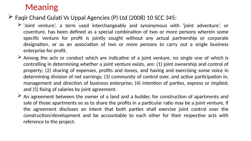 JDA – GST Issues and Implications on Developers - slide 12 of 81
