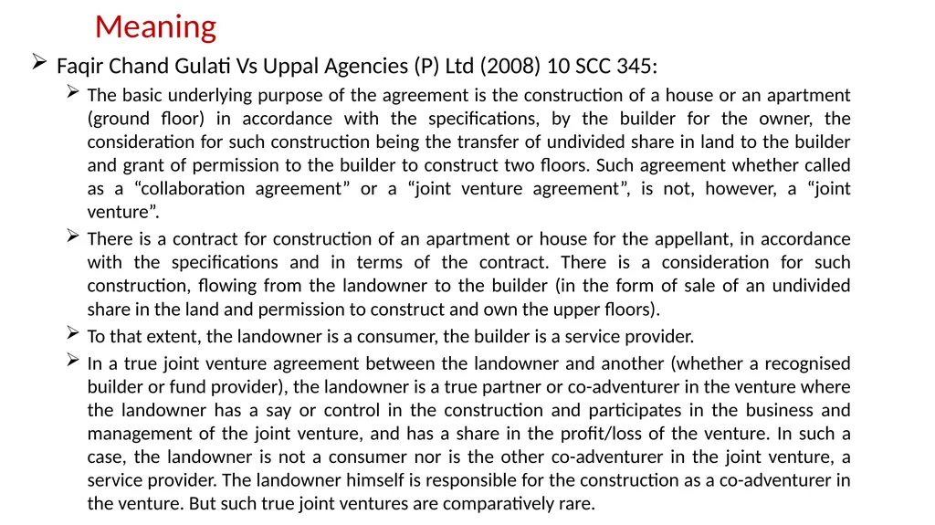 JDA – GST Issues and Implications on Developers - slide 13 of 81