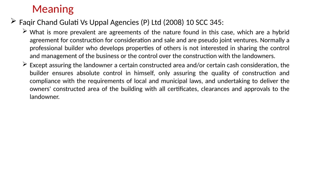 JDA – GST Issues and Implications on Developers - slide 14 of 81