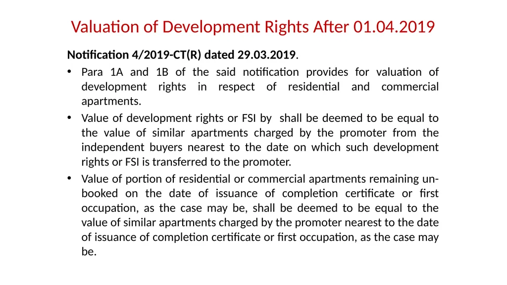 JDA – GST Issues and Implications on Developers - slide 66 of 81
