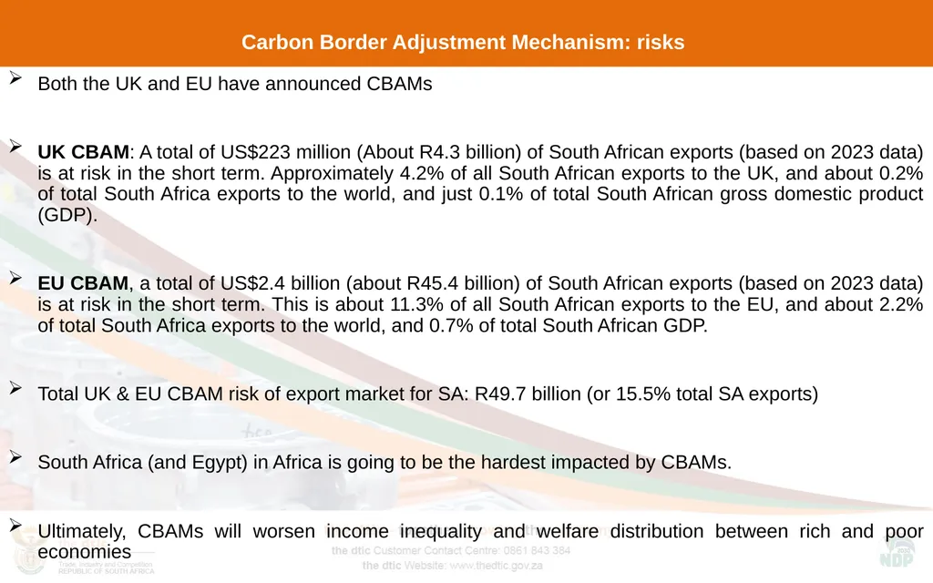 Decarbonisation impacts: Green Industrial Policies - slide 4 of 14