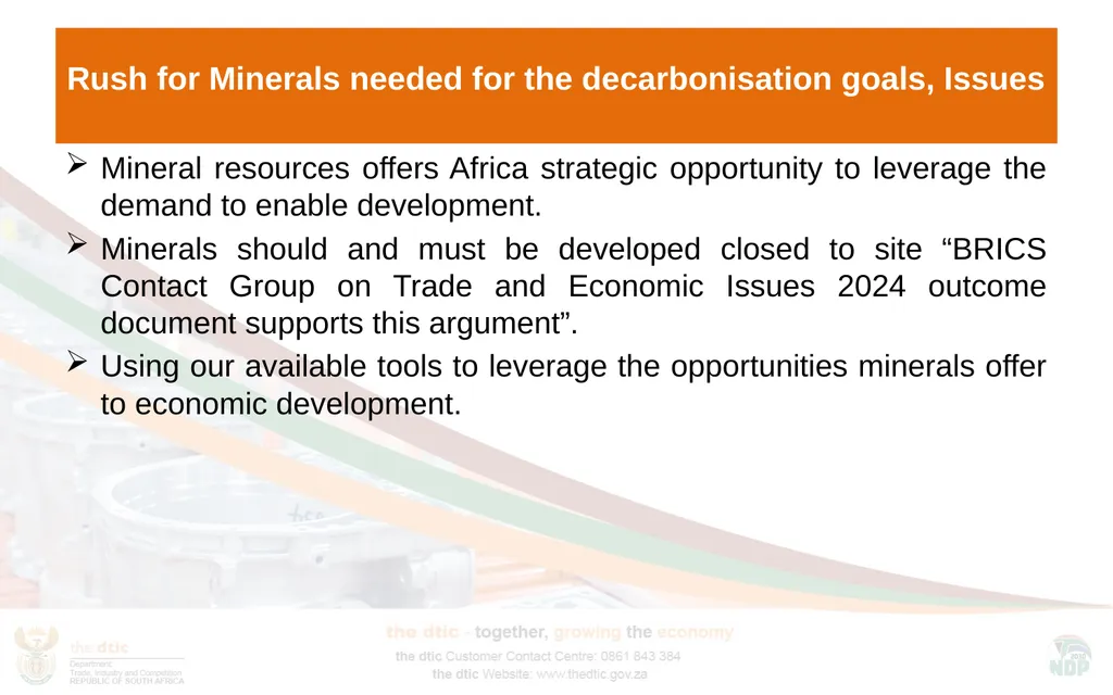 Decarbonisation impacts: Green Industrial Policies - slide 9 of 14