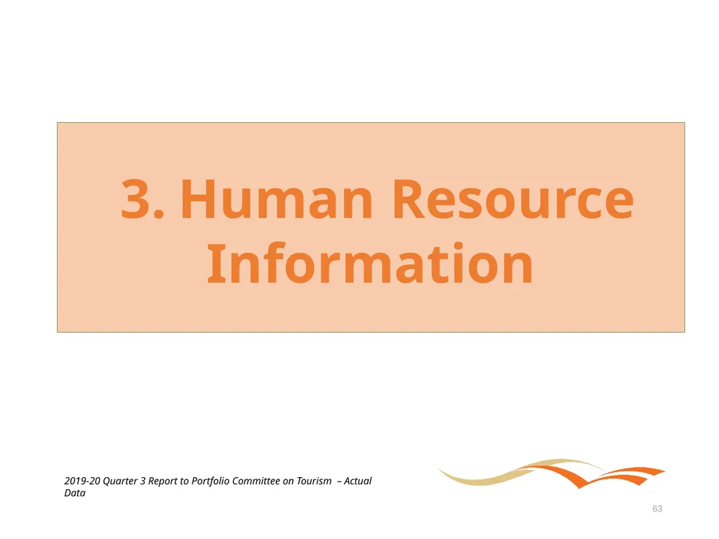 Briefing to the Portfolio Committee on Tourism - slide 63 of 70