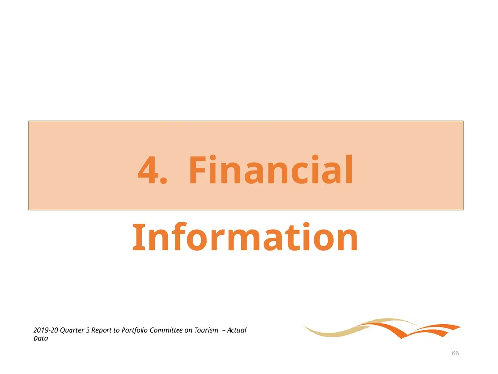 Briefing to the Portfolio Committee on Tourism - slide 66 of 70