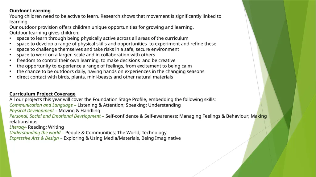 Reception: Mrs Martin Curriculum Overview 2023 - - slide 5 of 7