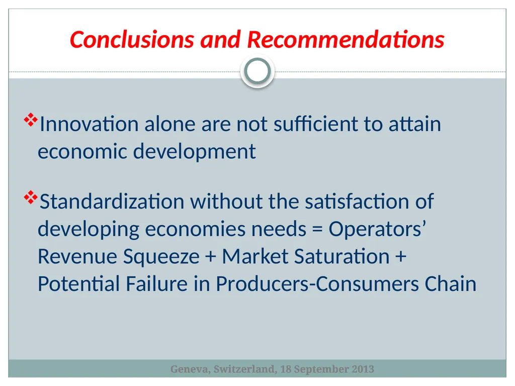 Standardization as an Innovation Eco-system - slide 20 of 23