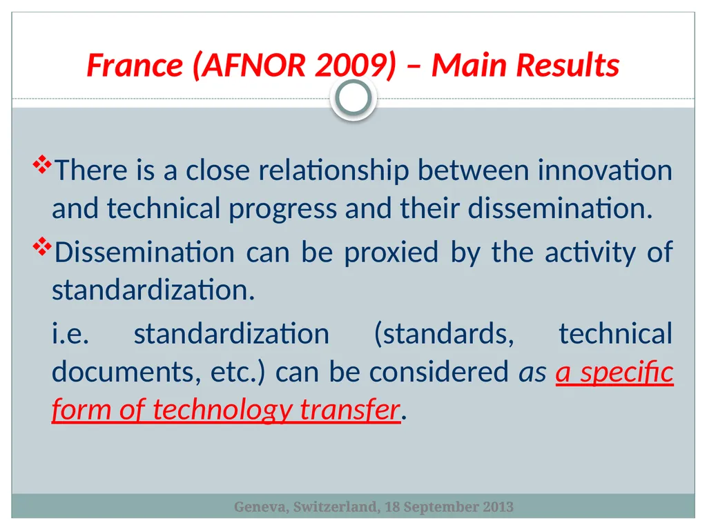 Standardization as an Innovation Eco-system - slide 18 of 23