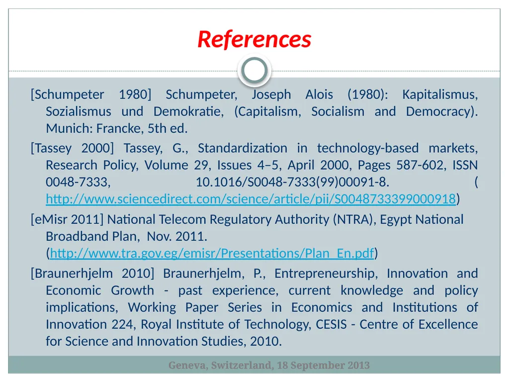 Standardization as an Innovation Eco-system - slide 22 of 23