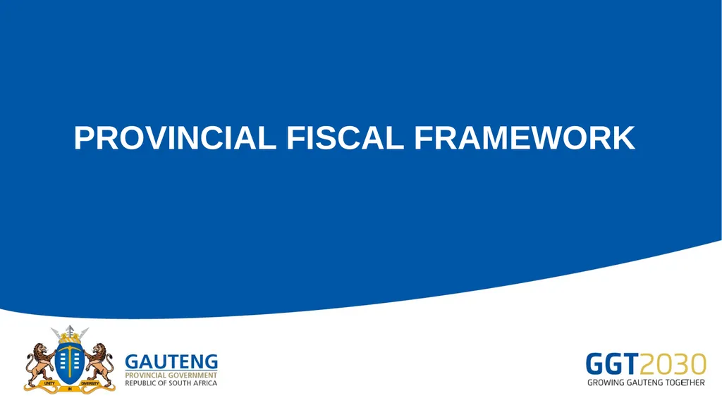 GAUTENG PROVINCIAL GOVERNMENT 2025/26 FINANCE - slide 5 of 17