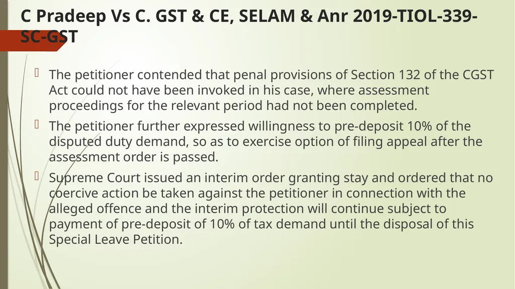 Calcutta Club case - GST implications & Important - slide 51 of 65